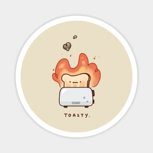 A Little Toasty Magnet